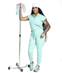 MINT GREEN OS SCRUB SHIRTS