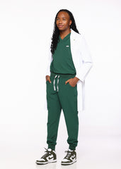 HUNTER GREEN MEN SCRUB PANTS