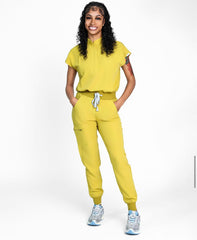 MUSTARD SCRUB JOGGER